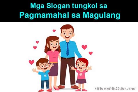 slogan tungkol sa magulang